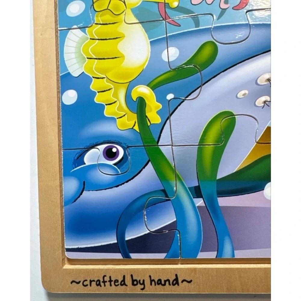 Melissa & Doug Under the Sea‎ 24 Piece Wooden Jigsaw Puzzle 2938 Kids Toy